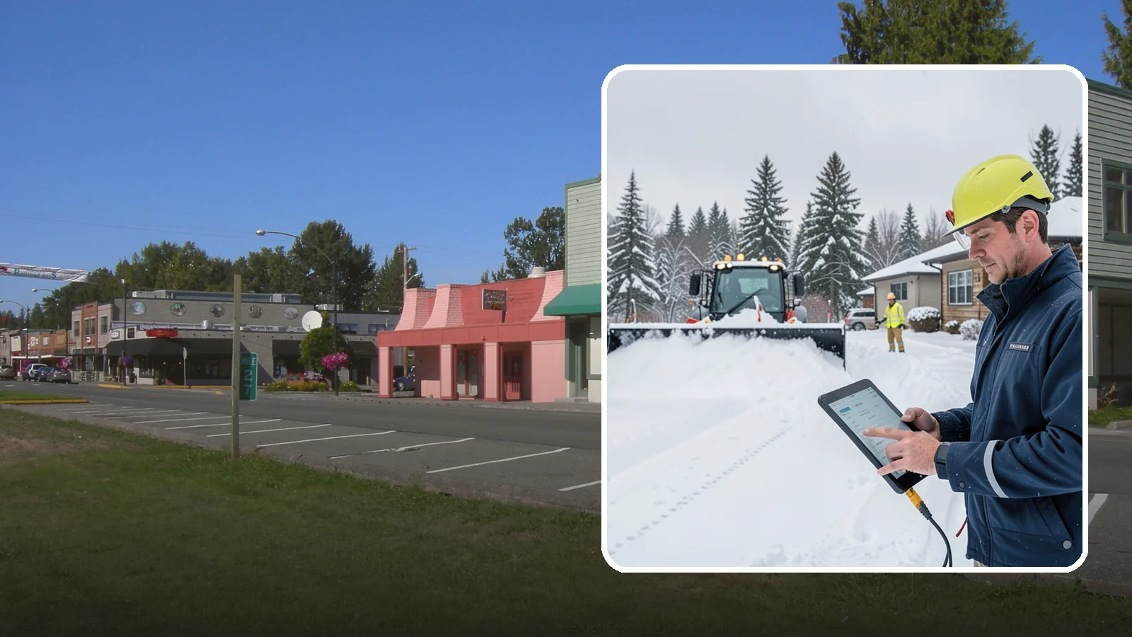 4-Inch Trigger Snow Removal in Snoqualmie, King County, WA - Heavy-accumulation service that activates only once four inches have piled up.