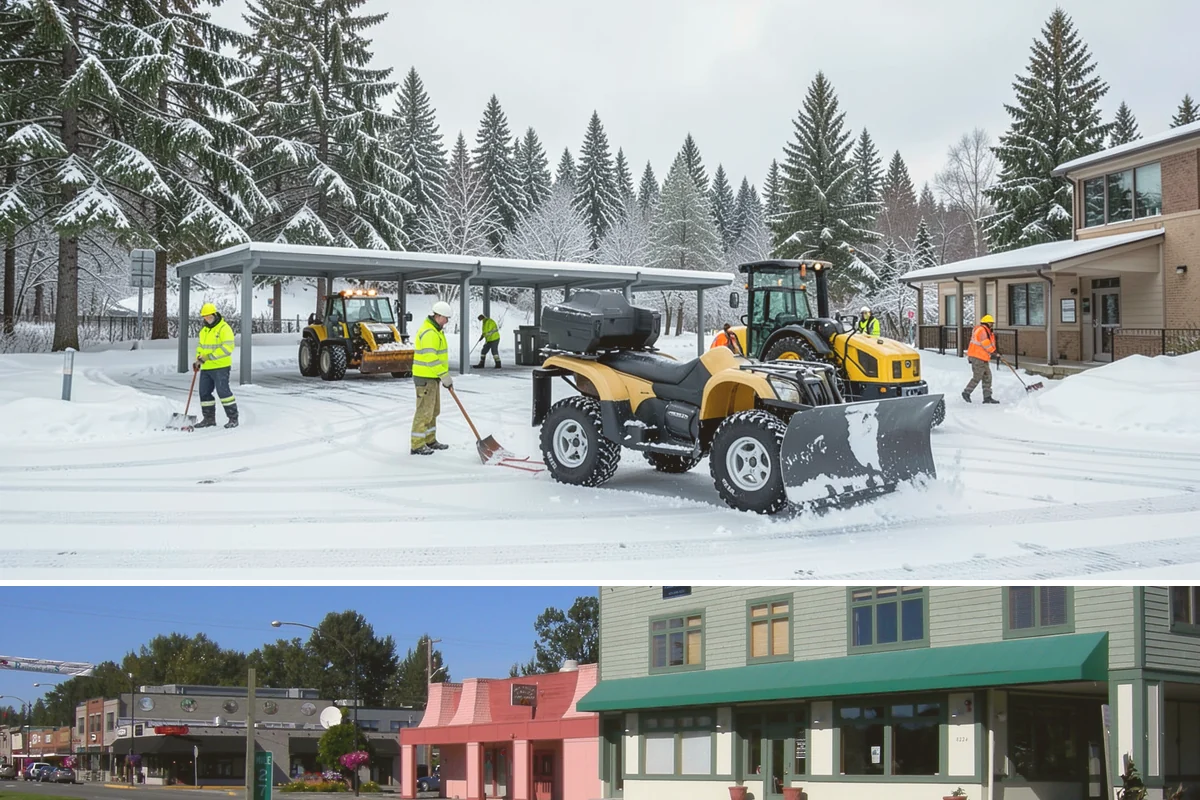 4-Inch Trigger Snow Removal in Snoqualmie, King County, WA - This plan mainly engages during the occasional heavy storms that reach the lowlands in mid-winter.