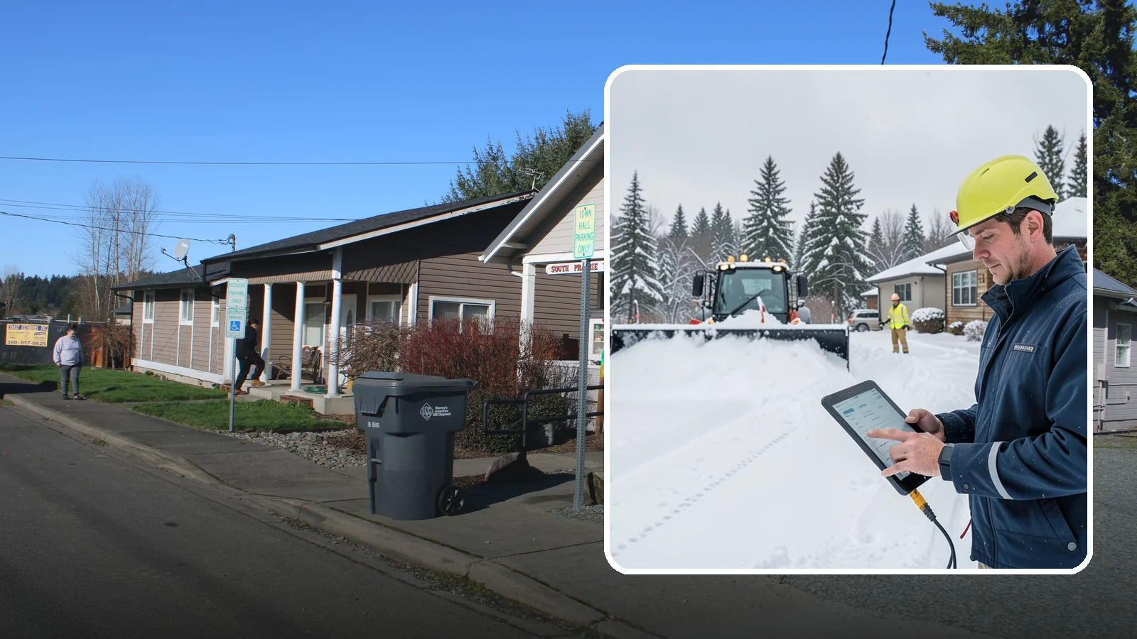 4-Inch Trigger Snow Removal in South Prairie, Pierce County, WA - Heavy-accumulation service that activates only once four inches have piled up.