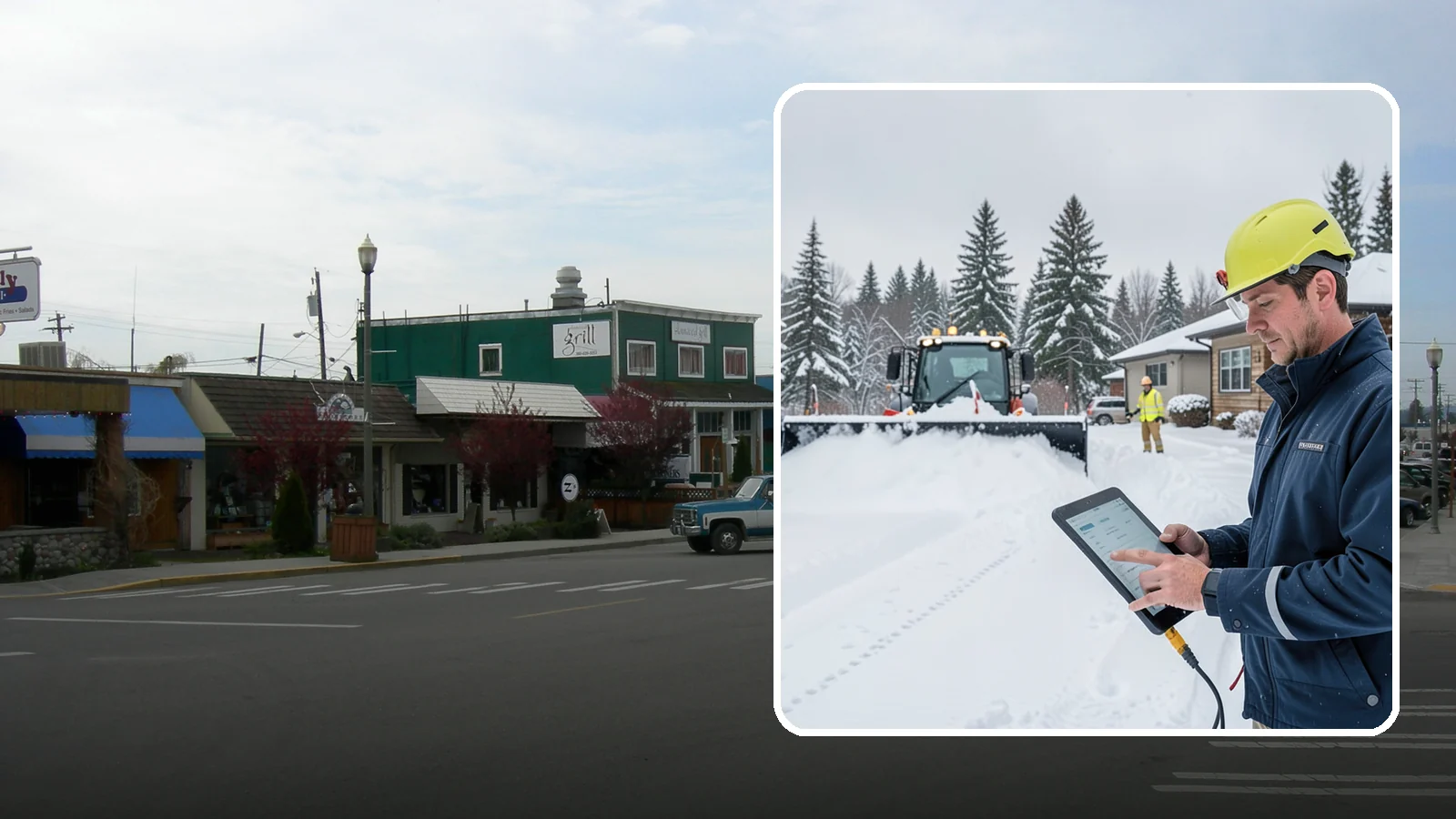 4-Inch Trigger Snow Removal in Stanwood, Snohomish County, WA - Heavy-accumulation service that activates only once four inches have piled up.