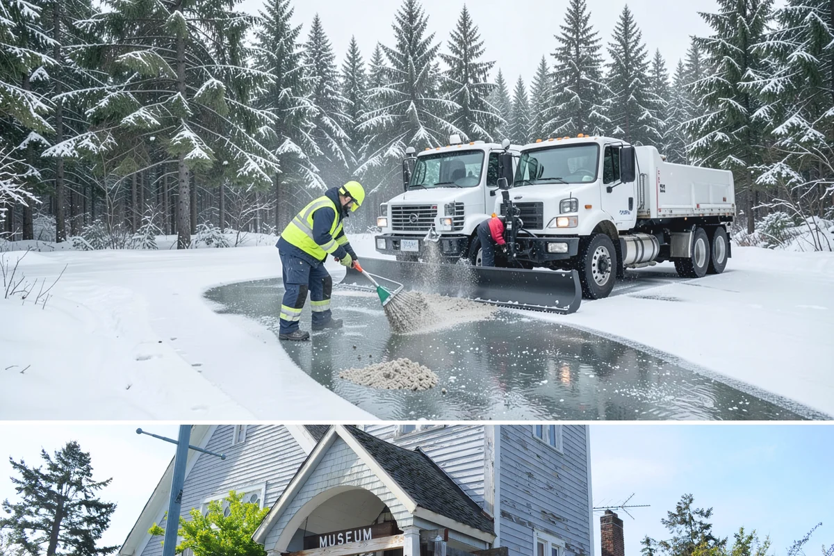 4-Inch Trigger Snow Removal in Steilacoom, Pierce County, WA - This plan mainly engages during the occasional heavy storms that reach the lowlands in mid-winter.