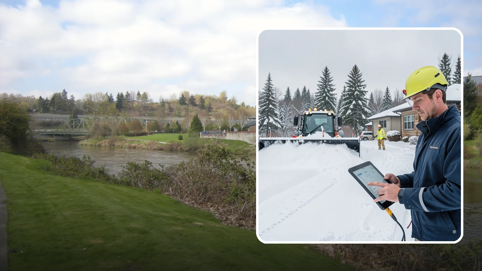 4-Inch Trigger Snow Removal in Tukwila, King County, WA - Heavy-accumulation service that activates only once four inches have piled up.