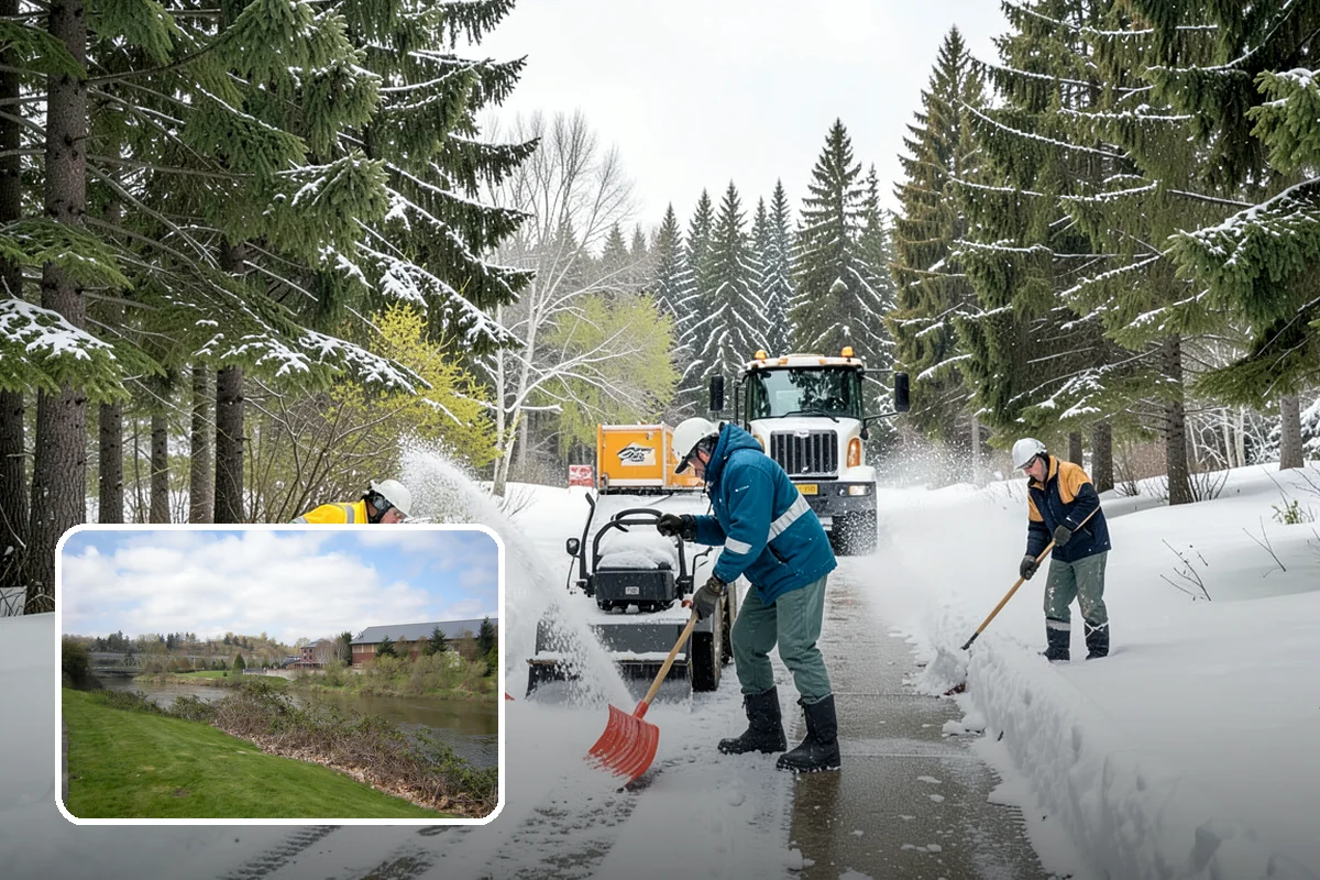 4-Inch Trigger Snow Removal in Tukwila, King County, WA - Lowest visit frequency of any trigger tier