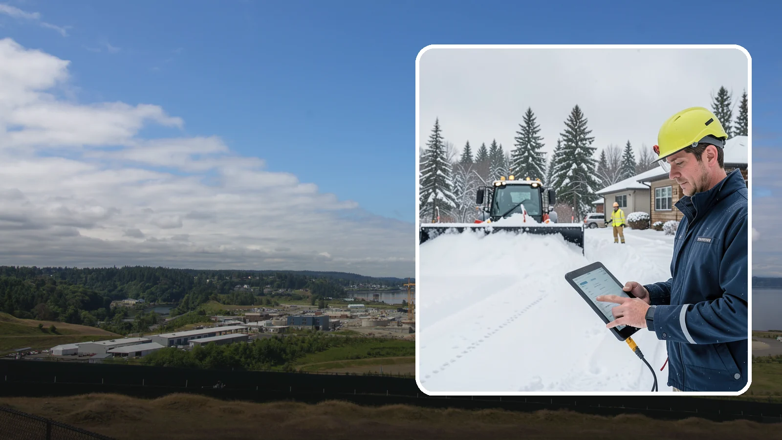 4-Inch Trigger Snow Removal in University Place, Pierce County, WA - Heavy-accumulation service that activates only once four inches have piled up.