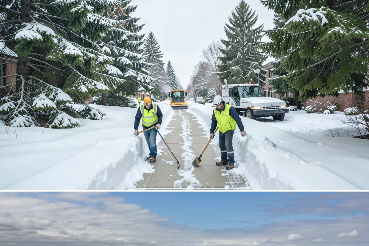 4-Inch Trigger Snow Removal in University Place, Pierce County, WA - This plan mainly engages during the occasional heavy storms that reach the lowlands in mid-winter.