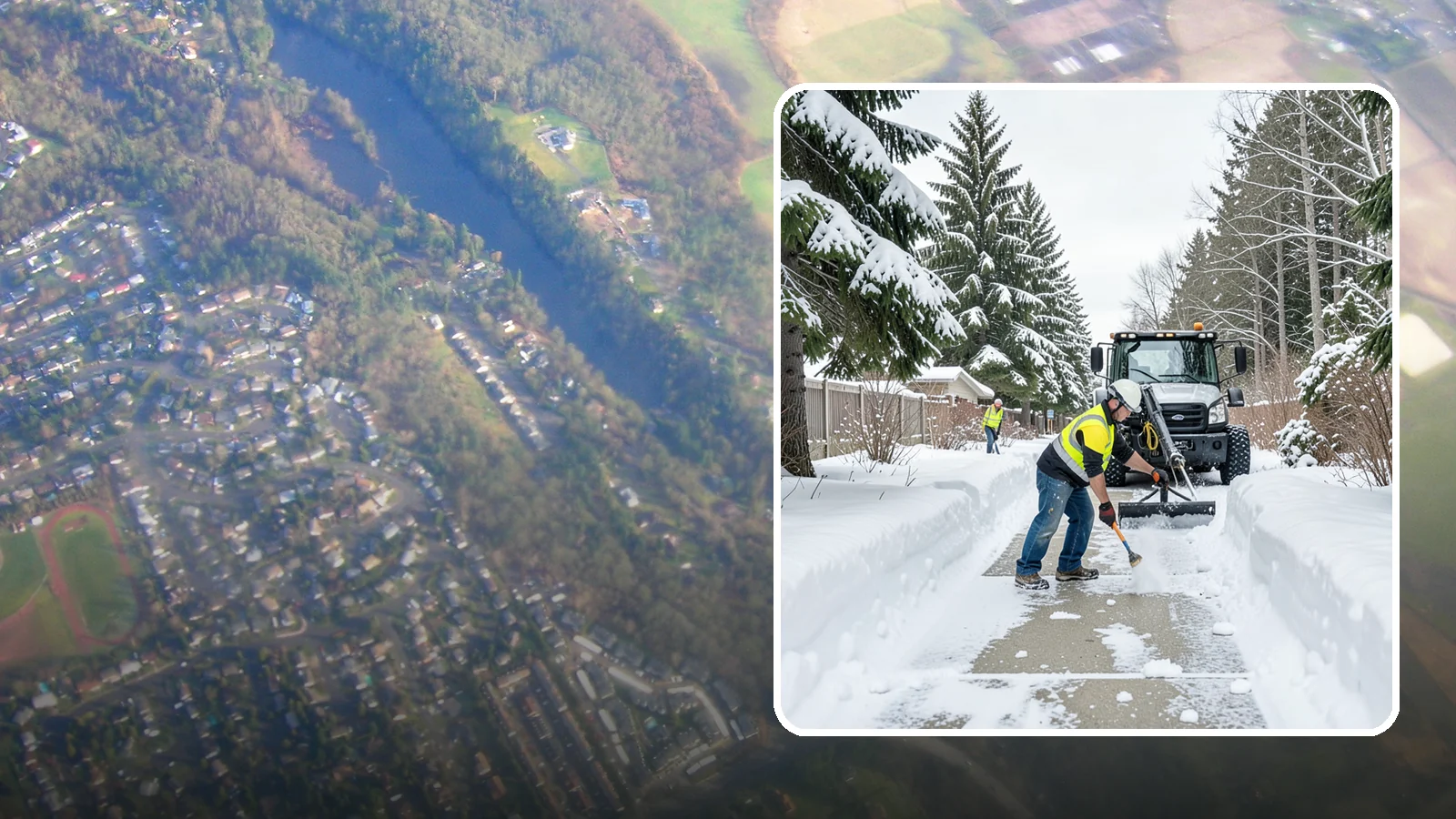 Accessible Route Clearing in Algona, King County, WA - We clear the complete accessible route across your Western Washington property so it stays continuous and barrier-free in winter.