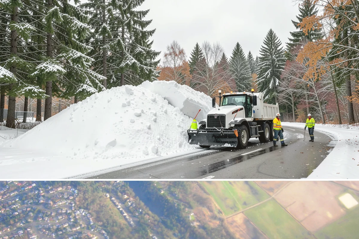 Accessible Route Clearing in Algona, King County, WA - Maintained after every snowfall throughout the winter so the route never breaks.