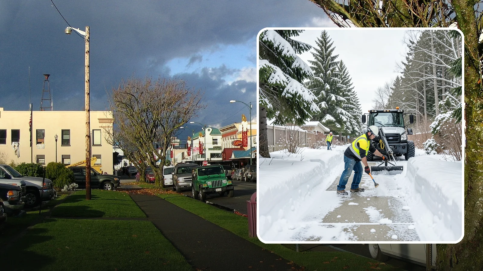 Accessible Route Clearing in Arlington, Snohomish County, WA - We clear the complete accessible route across your Western Washington property so it stays continuous and barrier-free in winter.