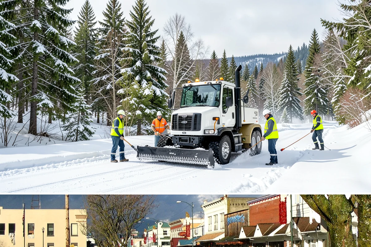 Accessible Route Clearing in Arlington, Snohomish County, WA - Maintained after every snowfall throughout the winter so the route never breaks.