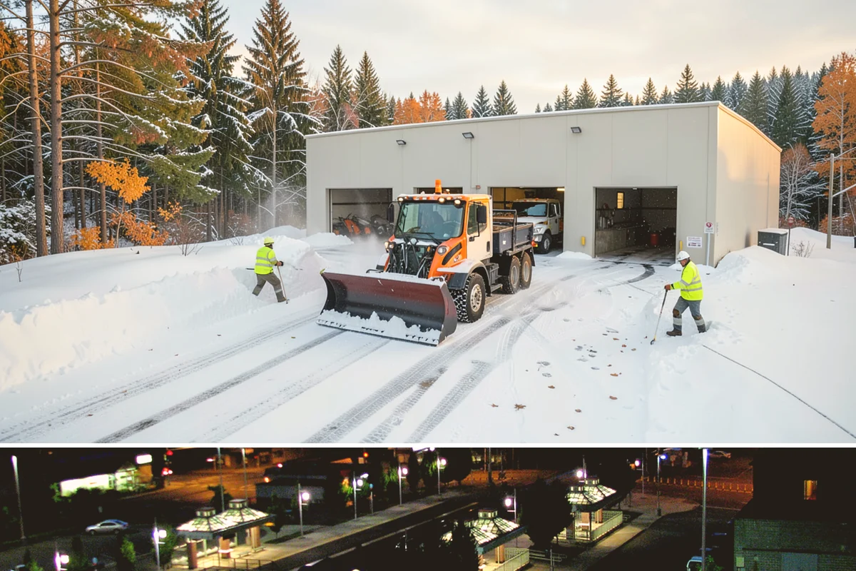 Accessible Route Clearing in Auburn, King County, WA - Maintained after every snowfall throughout the winter so the route never breaks.