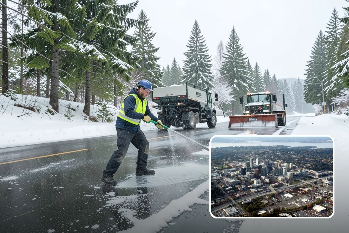 Accessible Route Clearing in Bellevue, King County, WA - Keeps the accessible route continuous and gap-free