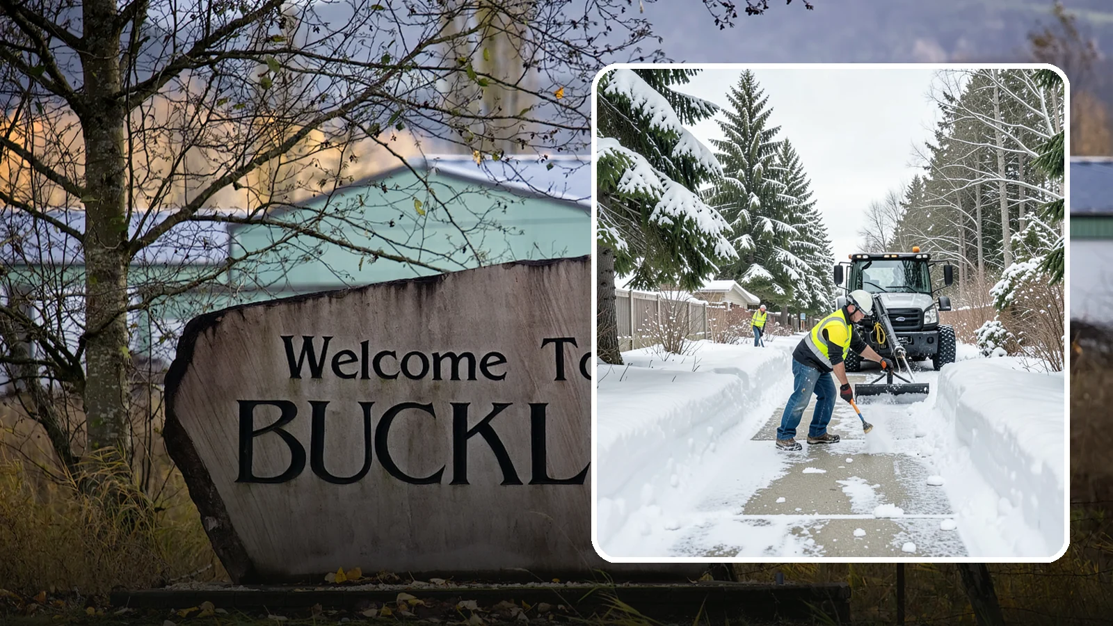 Accessible Route Clearing in Buckley, Pierce County, WA - We clear the complete accessible route across your Western Washington property so it stays continuous and barrier-free in winter.