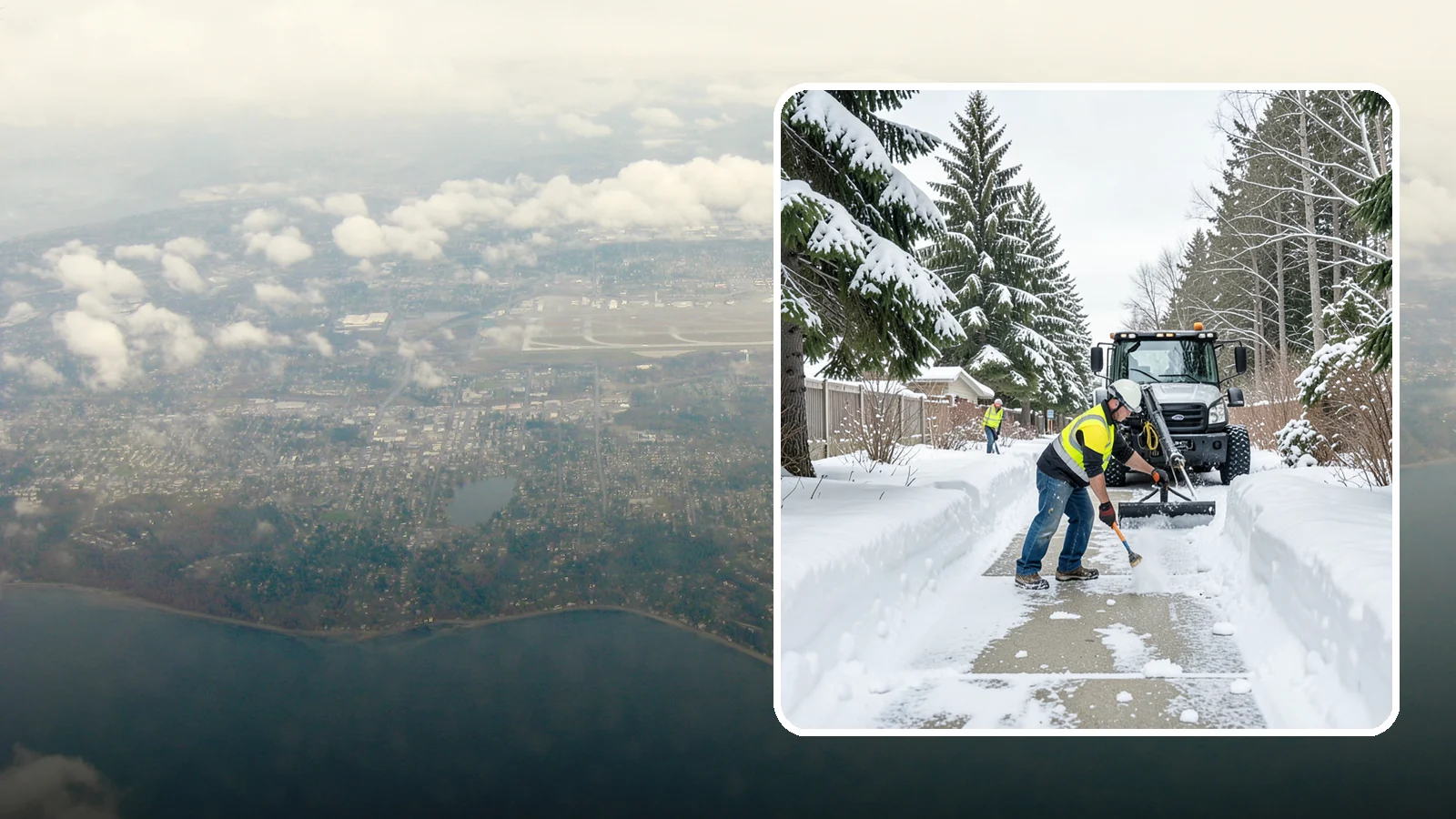 Accessible Route Clearing in Burien, King County, WA - We clear the complete accessible route across your Western Washington property so it stays continuous and barrier-free in winter.