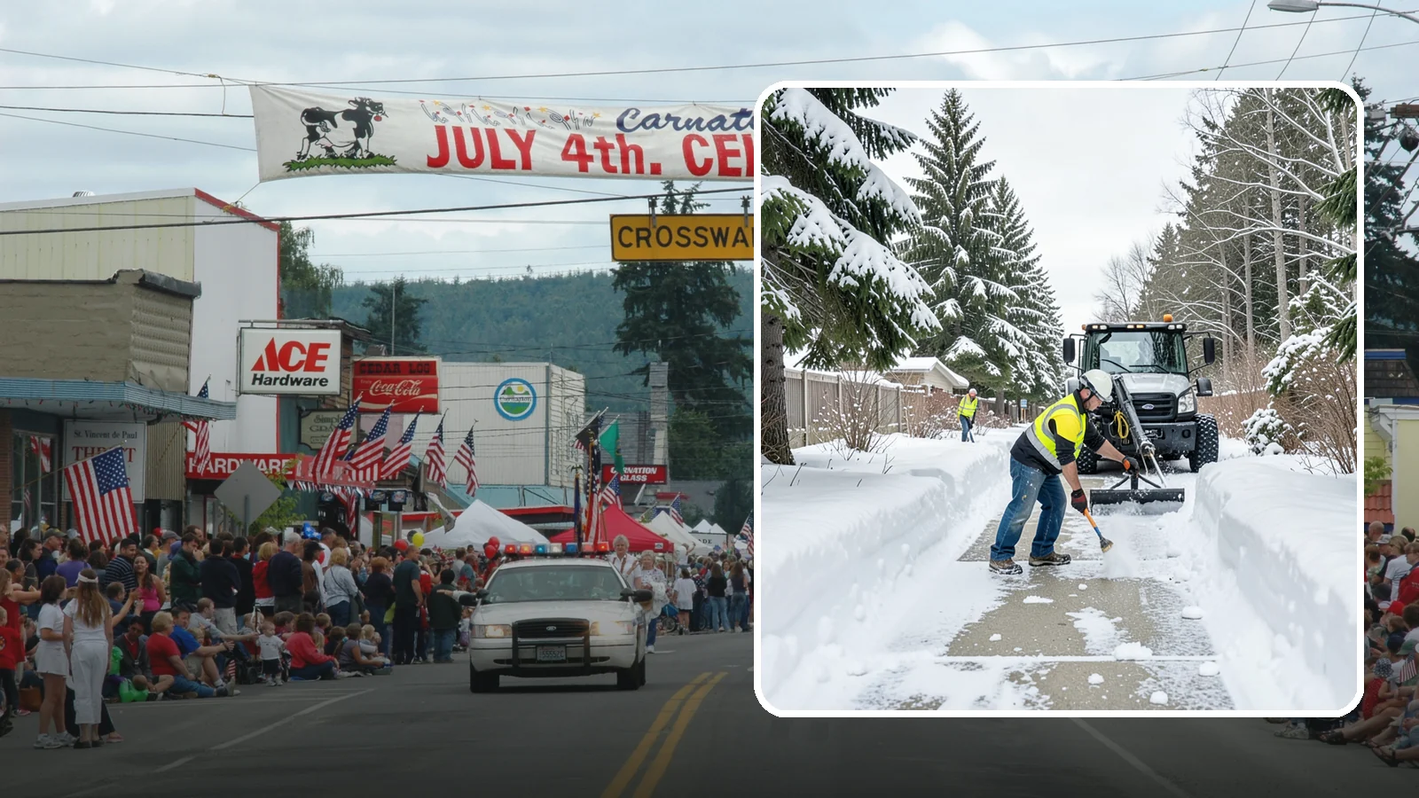 Accessible Route Clearing in Carnation, King County, WA - We clear the complete accessible route across your Western Washington property so it stays continuous and barrier-free in winter.