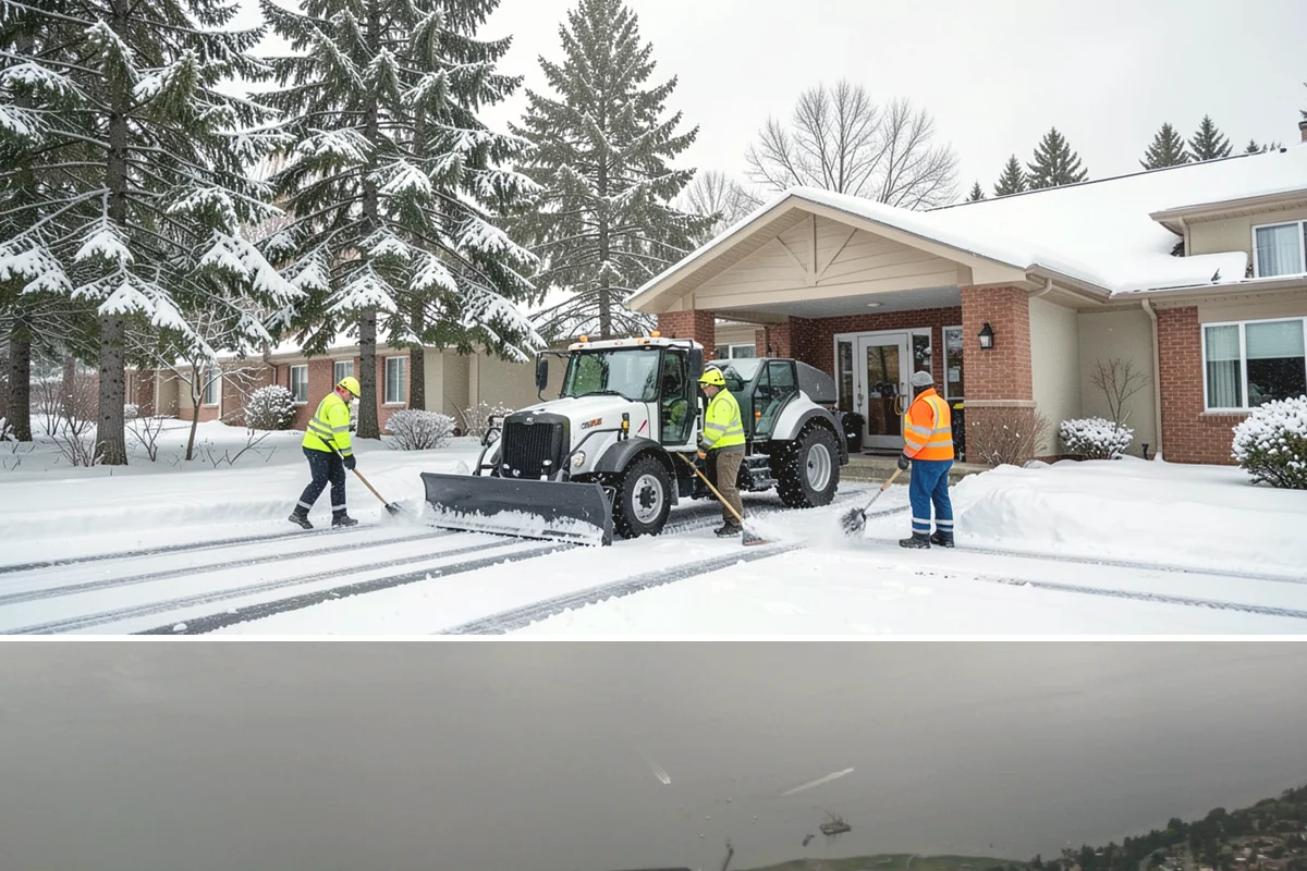 Accessible Route Clearing in Des Moines, King County, WA - Maintained after every snowfall throughout the winter so the route never breaks.