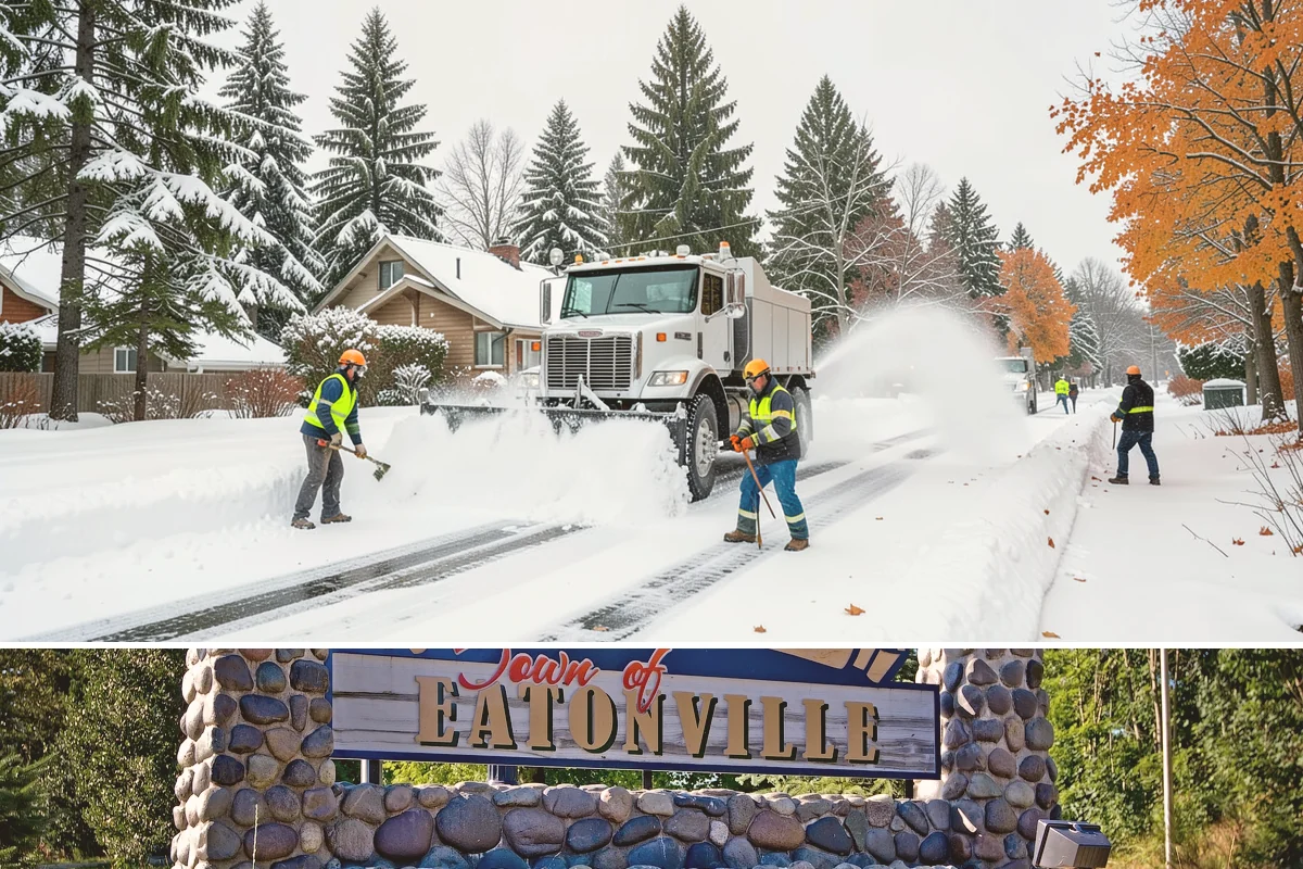 Accessible Route Clearing in Eatonville, Pierce County, WA - Maintained after every snowfall throughout the winter so the route never breaks.