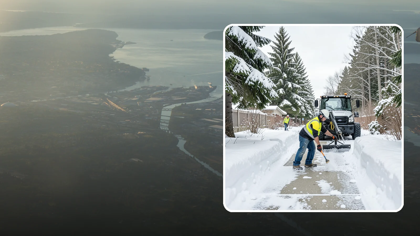 Accessible Route Clearing in Fife, Pierce County, WA - We clear the complete accessible route across your Western Washington property so it stays continuous and barrier-free in winter.