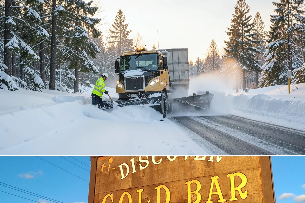 Accessible Route Clearing in Gold Bar, Snohomish County, WA - Maintained after every snowfall throughout the winter so the route never breaks.