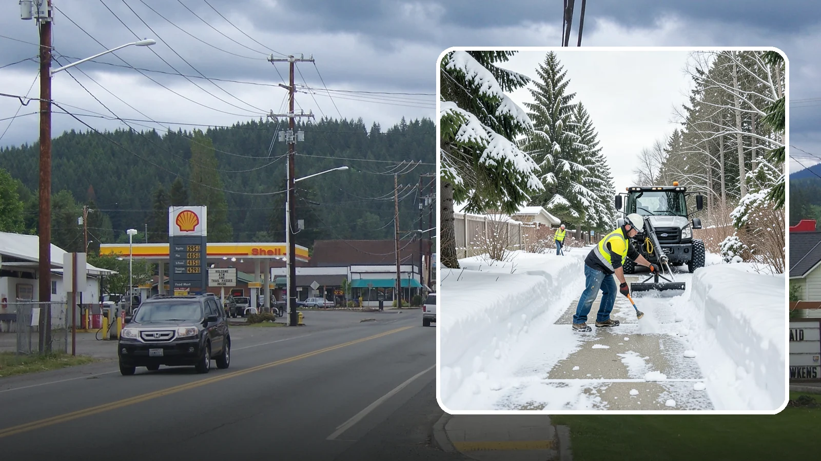 Accessible Route Clearing in Granite Falls, Snohomish County, WA - We clear the complete accessible route across your Western Washington property so it stays continuous and barrier-free in winter.