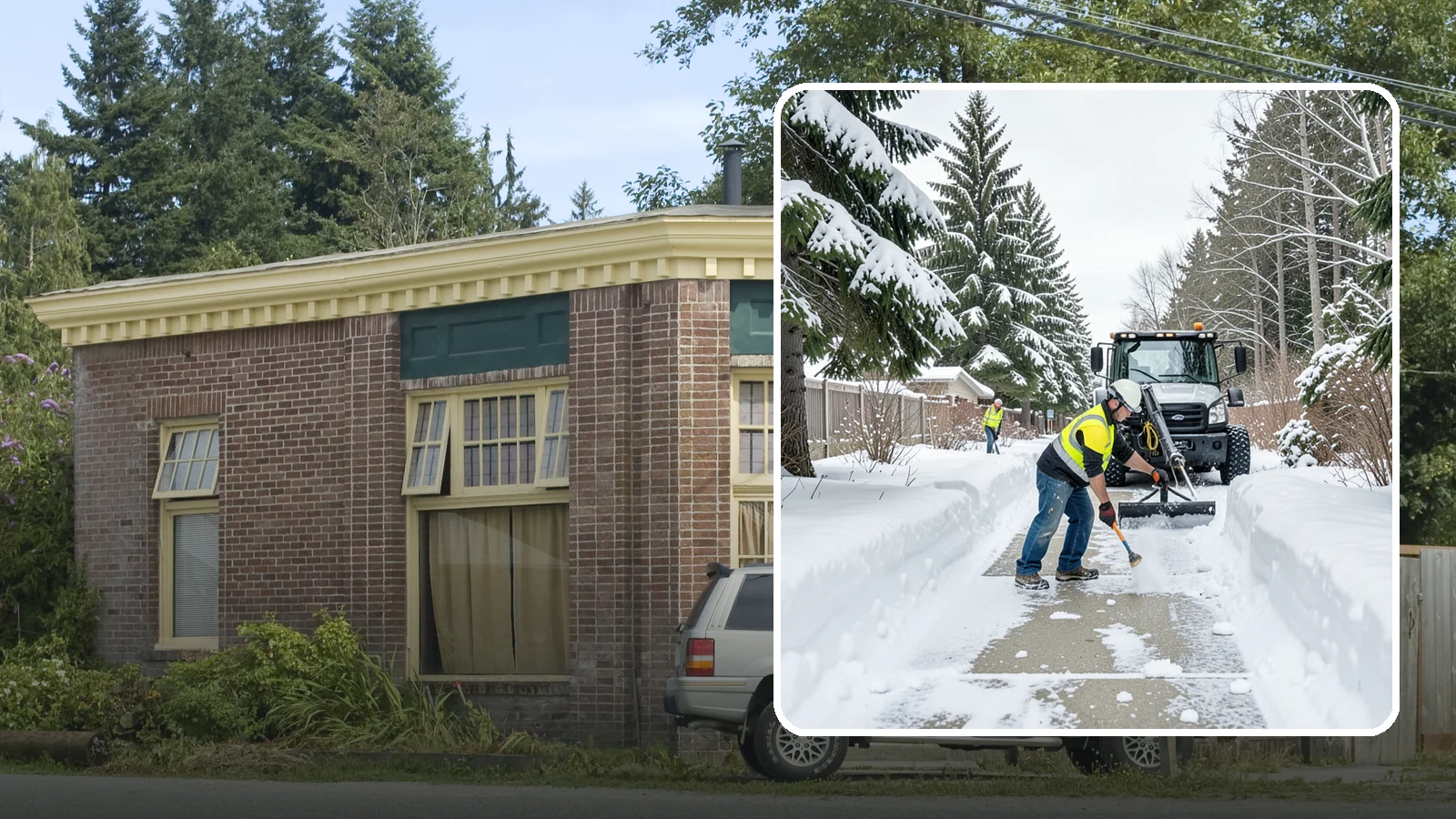 Accessible Route Clearing in Hamilton, Skagit County, WA - We clear the complete accessible route across your Western Washington property so it stays continuous and barrier-free in winter.