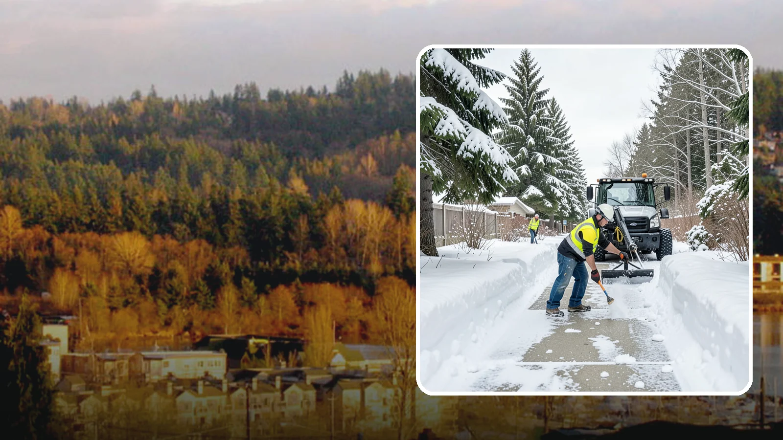 Accessible Route Clearing in Kenmore, King County, WA - We clear the complete accessible route across your Western Washington property so it stays continuous and barrier-free in winter.