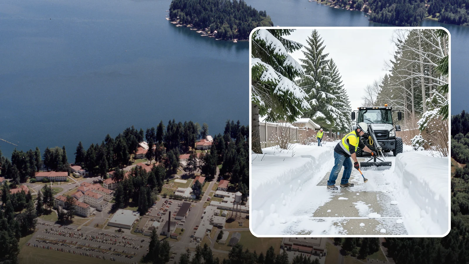 Accessible Route Clearing in Lakewood, Pierce County, WA - We clear the complete accessible route across your Western Washington property so it stays continuous and barrier-free in winter.