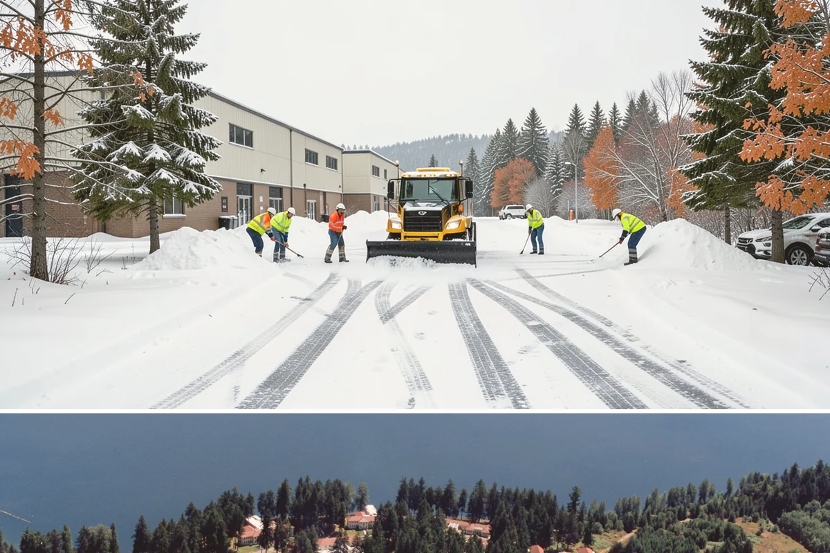 Accessible Route Clearing in Lakewood, Pierce County, WA - Maintained after every snowfall throughout the winter so the route never breaks.