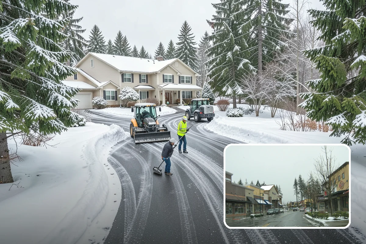 Accessible Route Clearing in Mill Creek, Snohomish County, WA - Keeps the accessible route continuous and gap-free