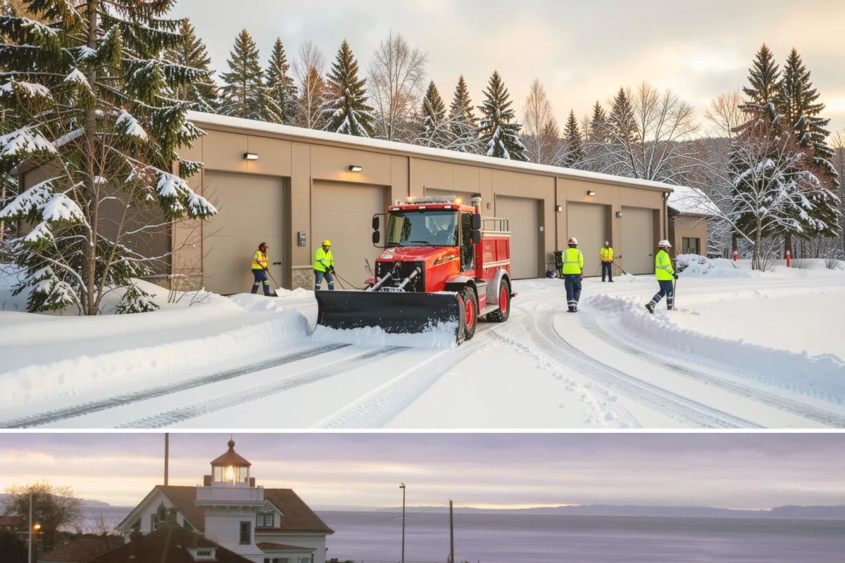 Accessible Route Clearing in Mukilteo, Snohomish County, WA - Maintained after every snowfall throughout the winter so the route never breaks.
