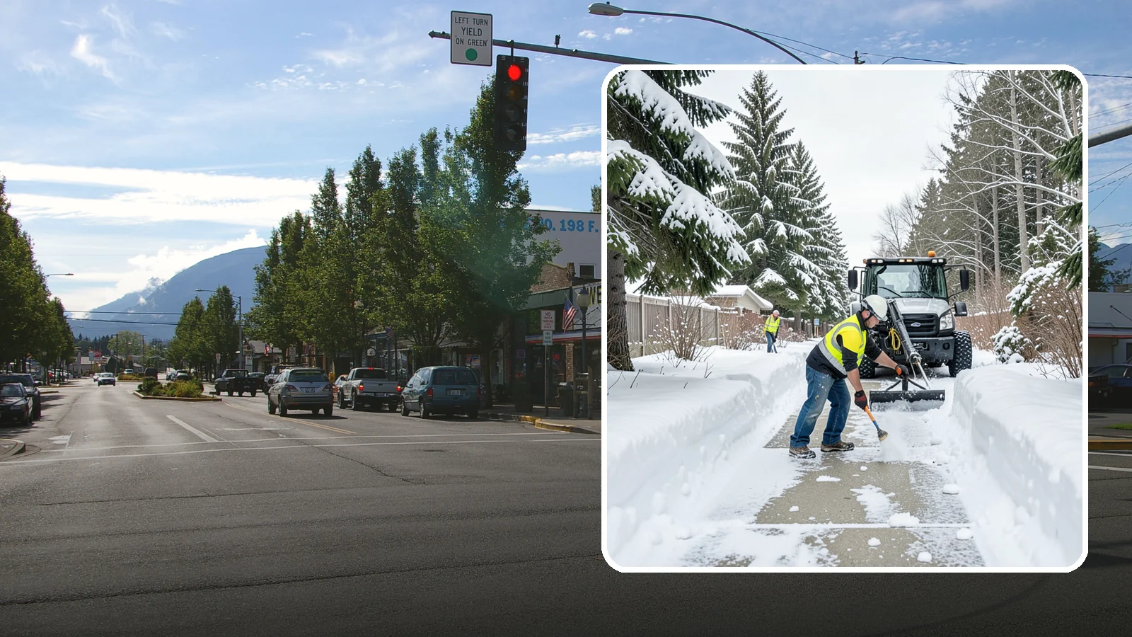 Accessible Route Clearing in North Bend, King County, WA - We clear the complete accessible route across your Western Washington property so it stays continuous and barrier-free in winter.