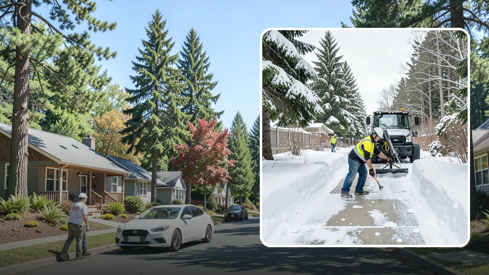 Accessible Route Clearing in Orting, Pierce County, WA - We clear the complete accessible route across your Western Washington property so it stays continuous and barrier-free in winter.