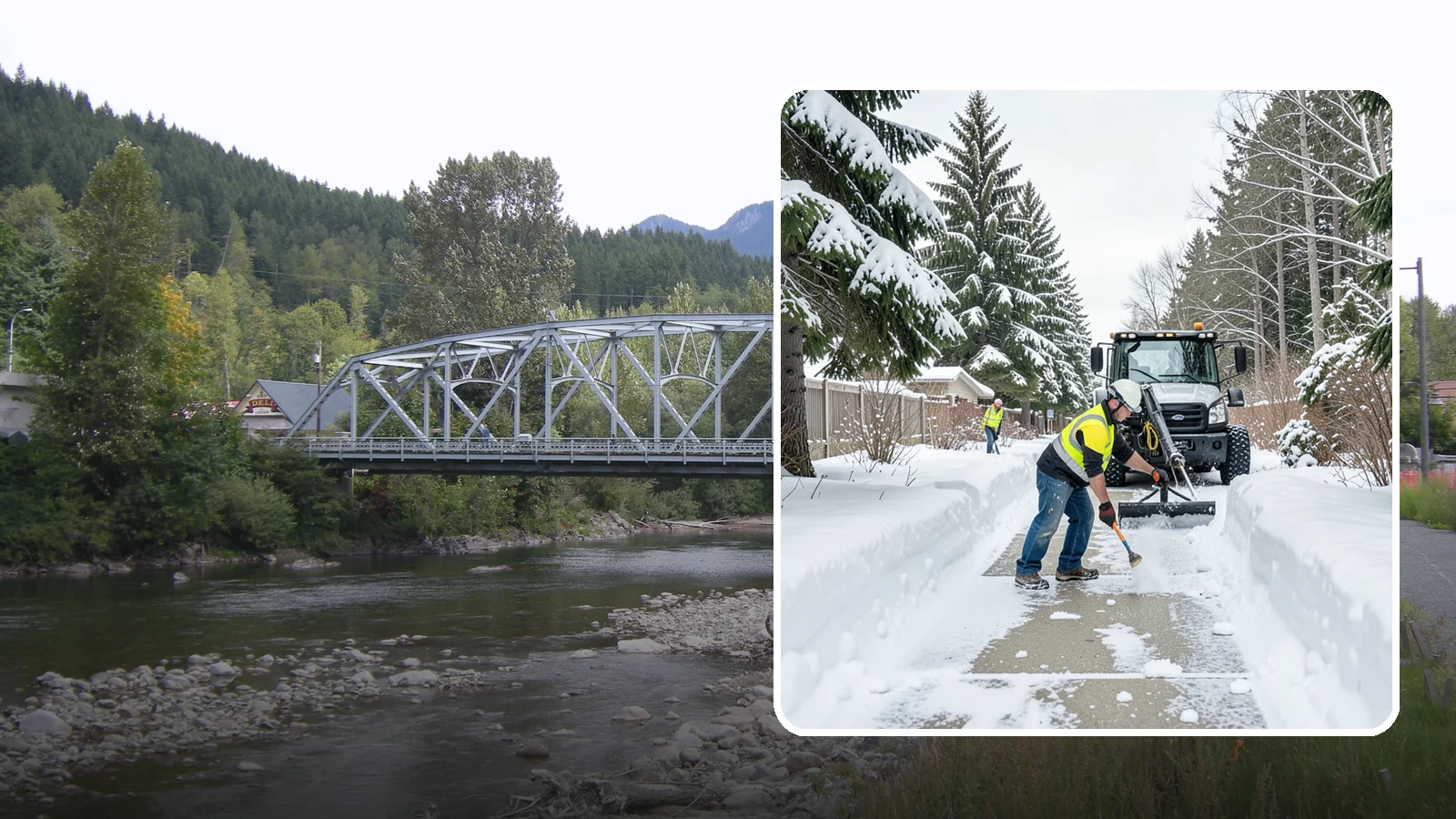 Accessible Route Clearing in Skykomish, King County, WA - We clear the complete accessible route across your Western Washington property so it stays continuous and barrier-free in winter.