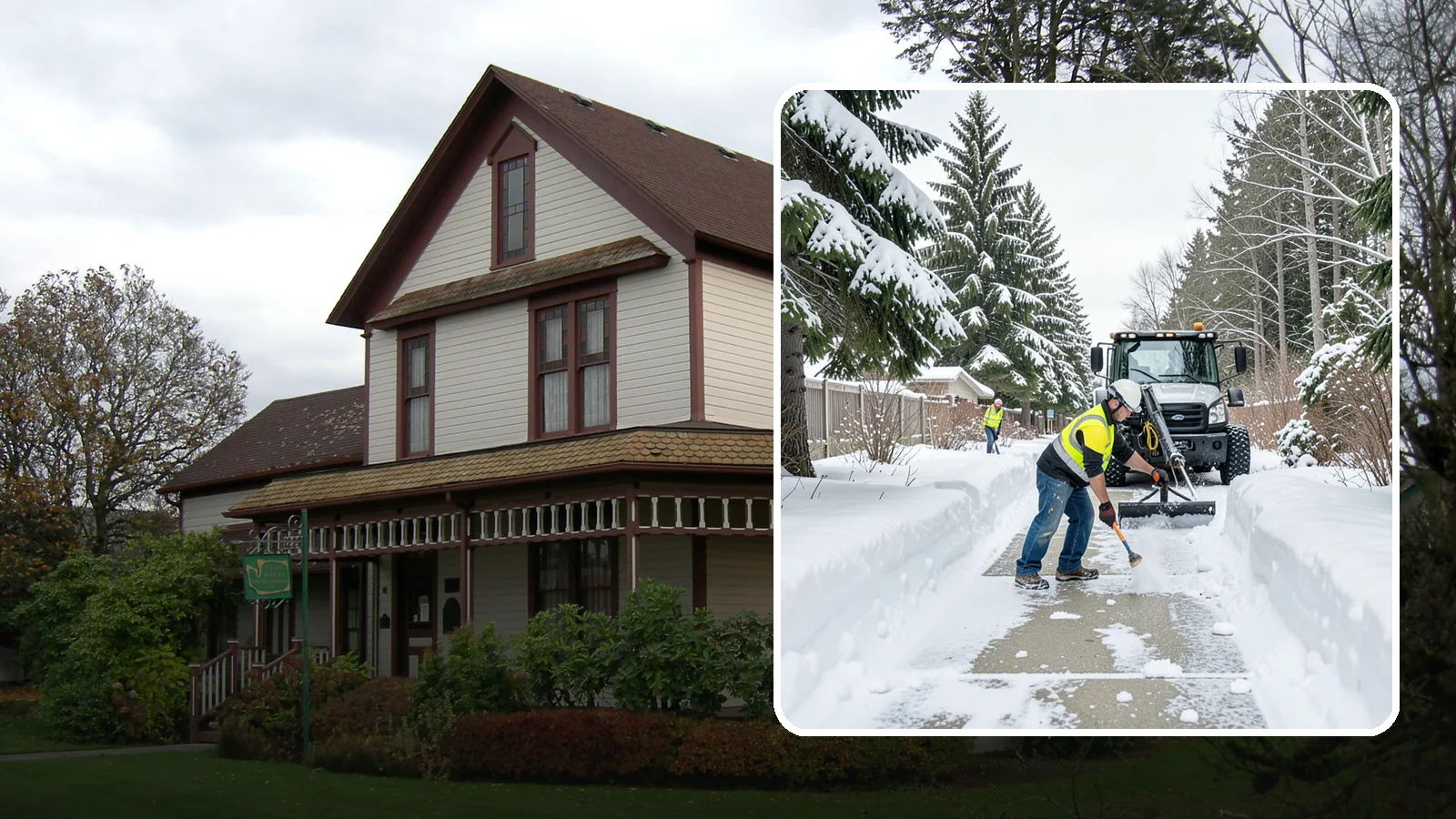 Accessible Route Clearing in Sumner, Pierce County, WA - We clear the complete accessible route across your Western Washington property so it stays continuous and barrier-free in winter.