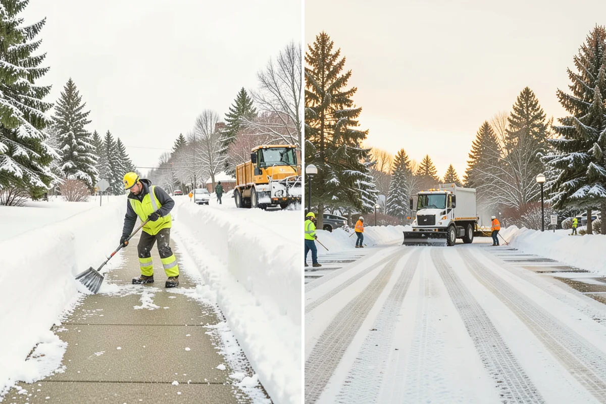 Acreage Snow Removal in Algona, King County, WA - We tour the property and rank access routes by priority