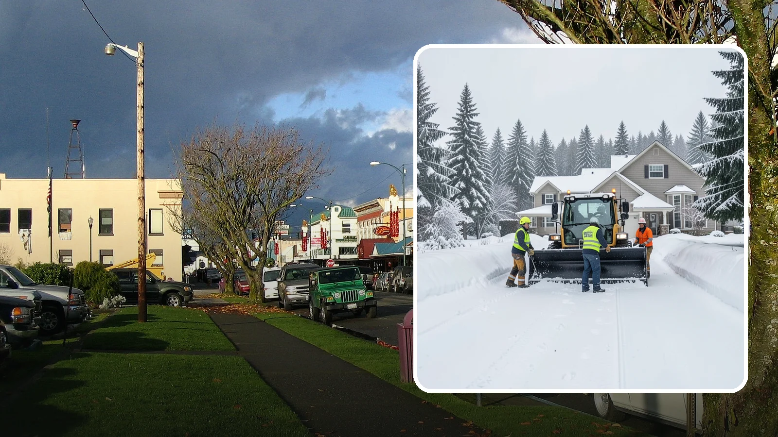 Acreage Snow Removal in Arlington, Snohomish County, WA - We clear driveways, ring roads, and equipment access across large-acreage Western Washington properties and hobby farms.