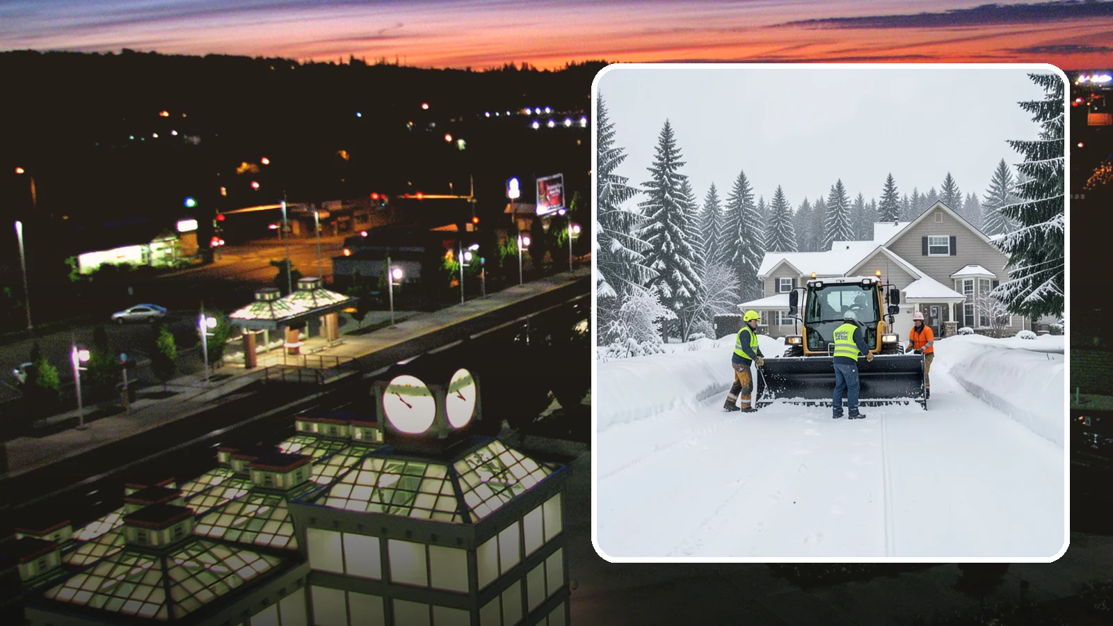 Acreage Snow Removal in Auburn, King County, WA - We clear driveways, ring roads, and equipment access across large-acreage Western Washington properties and hobby farms.