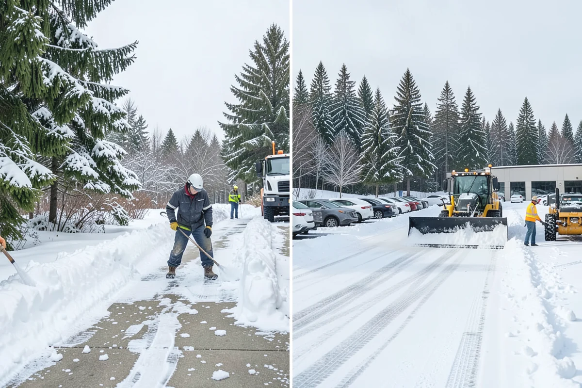 Acreage Snow Removal in Beaux Arts Village, King County, WA - We tour the property and rank access routes by priority