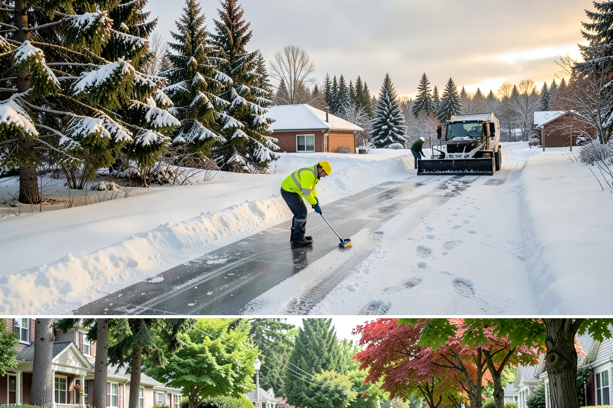 Acreage Snow Removal in Beaux Arts Village, King County, WA - Large parcels benefit from a prioritized plan set before winter, activated whenever accumulating snow reaches the property's...