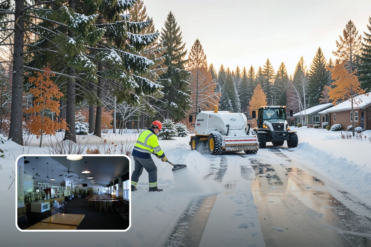 Acreage Snow Removal in Black Diamond, King County, WA - Covers driveways, ring roads, and multiple structures
