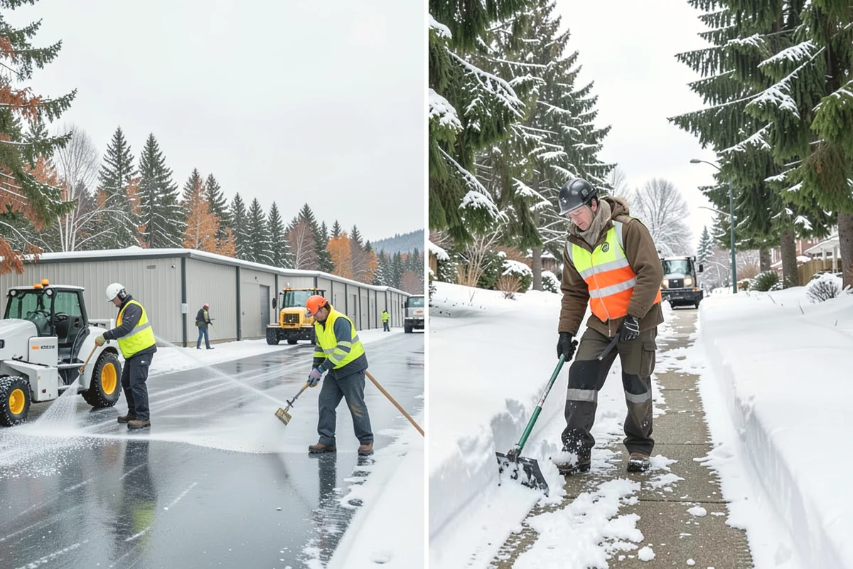 Acreage Snow Removal in Black Diamond, King County, WA - We tour the property and rank access routes by priority