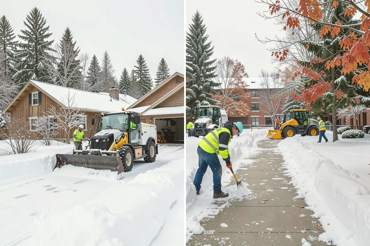 Acreage Snow Removal in Bothell, King County, WA - We tour the property and rank access routes by priority