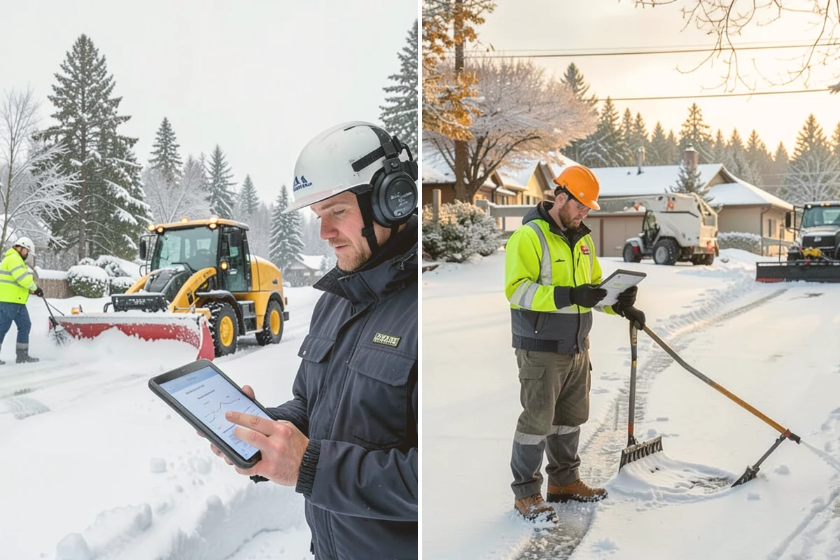 Acreage Snow Removal in Brier, Snohomish County, WA - We tour the property and rank access routes by priority