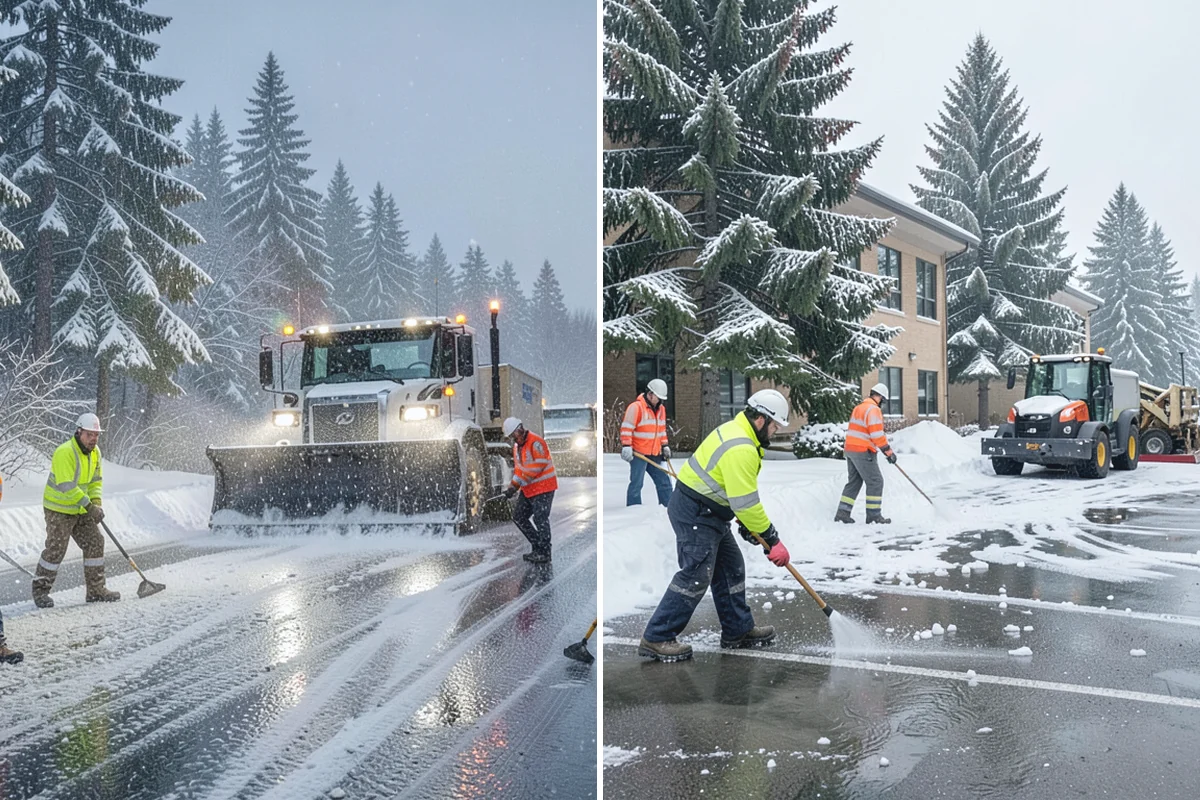Acreage Snow Removal in Buckley, Pierce County, WA - We tour the property and rank access routes by priority
