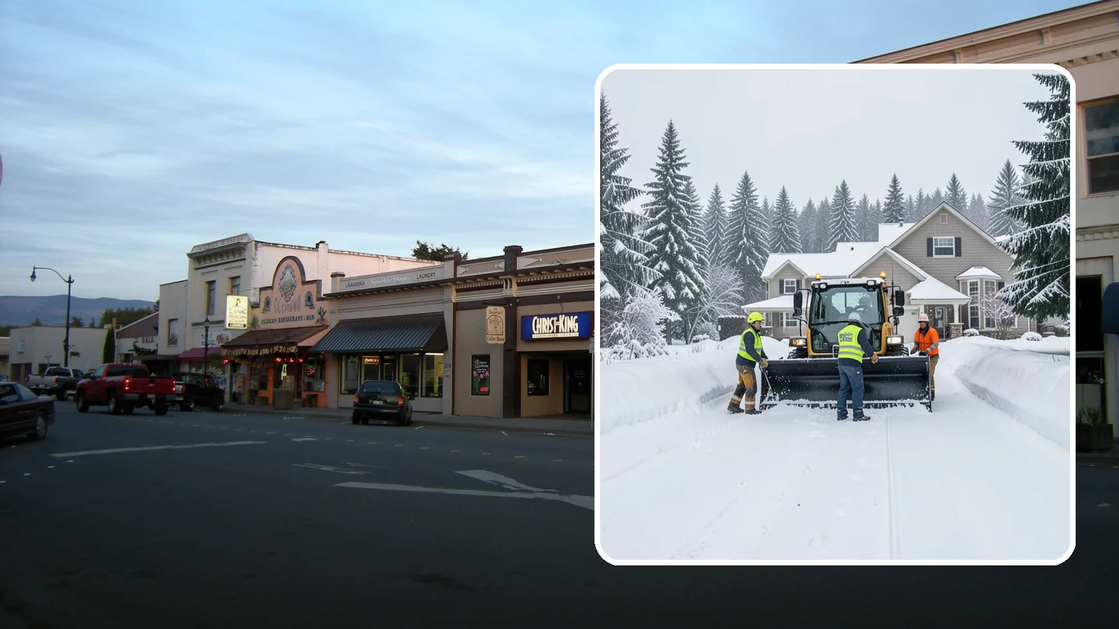 Acreage Snow Removal in Burlington, Skagit County, WA - We clear driveways, ring roads, and equipment access across large-acreage Western Washington properties and hobby farms.