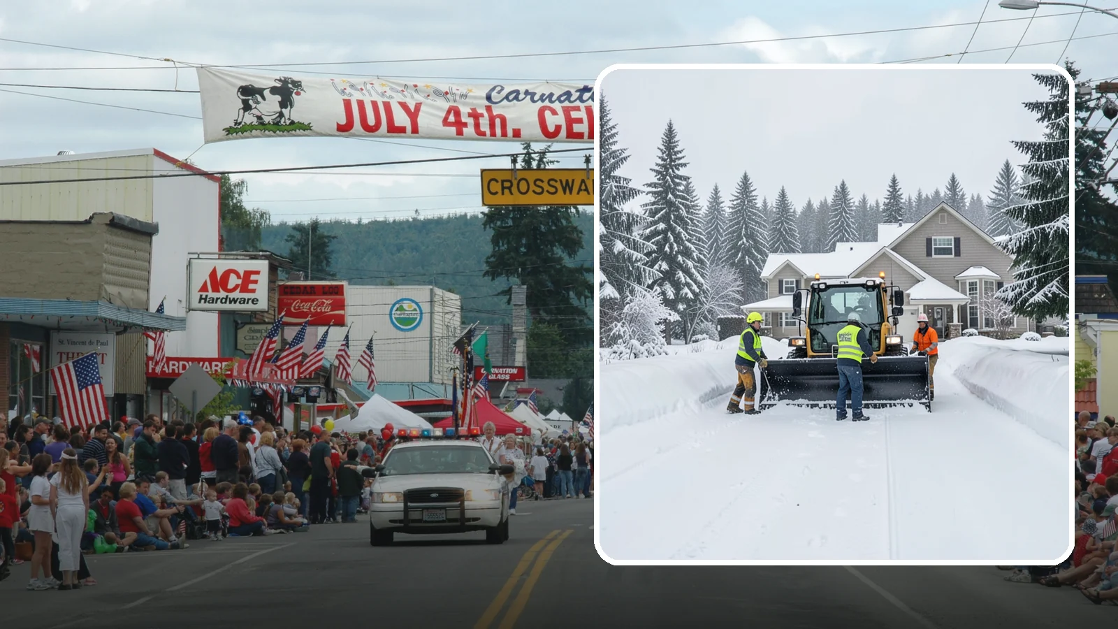 Acreage Snow Removal in Carnation, King County, WA - We clear driveways, ring roads, and equipment access across large-acreage Western Washington properties and hobby farms.