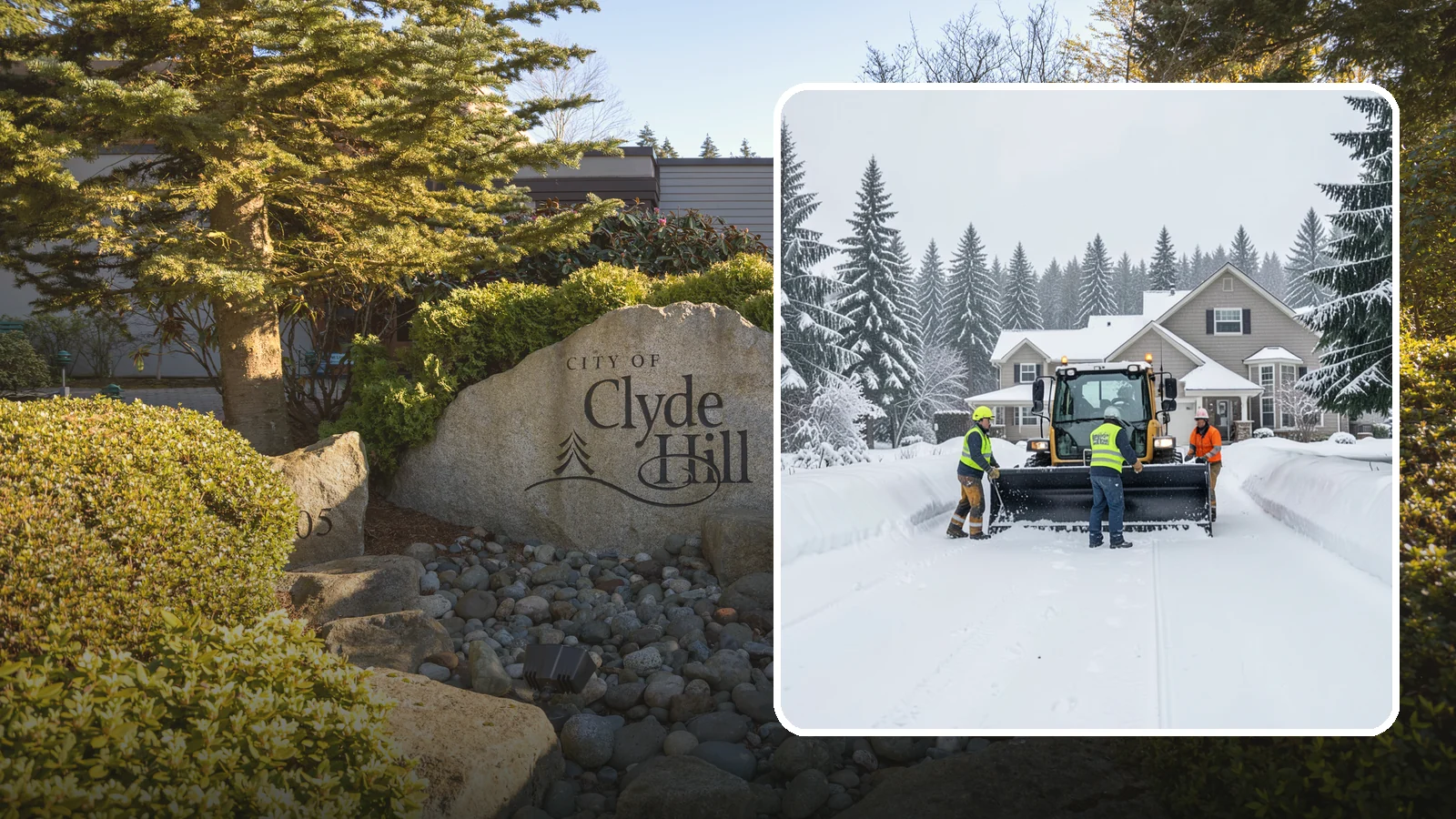 Acreage Snow Removal in Clyde Hill, King County, WA - We clear driveways, ring roads, and equipment access across large-acreage Western Washington properties and hobby farms.