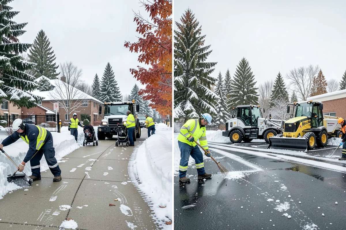 Acreage Snow Removal in Clyde Hill, King County, WA - We tour the property and rank access routes by priority