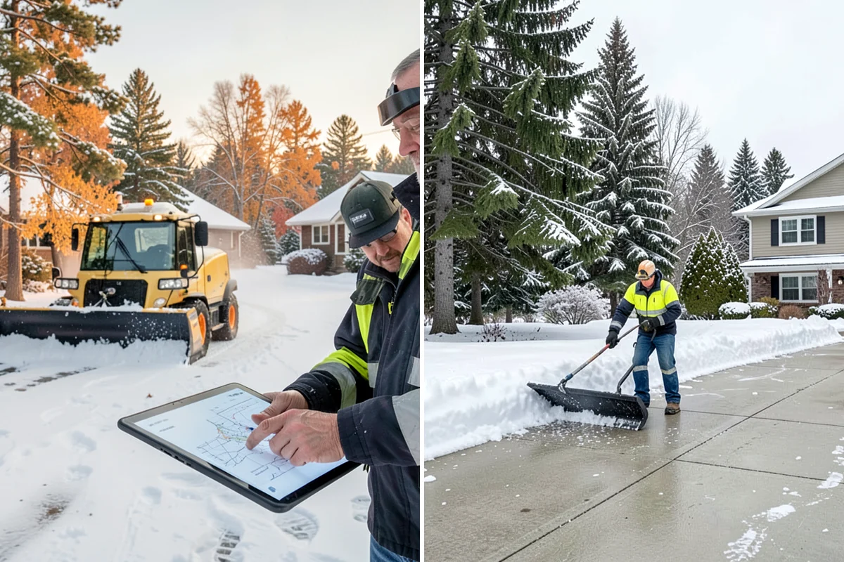 Acreage Snow Removal in Concrete, Skagit County, WA - We tour the property and rank access routes by priority