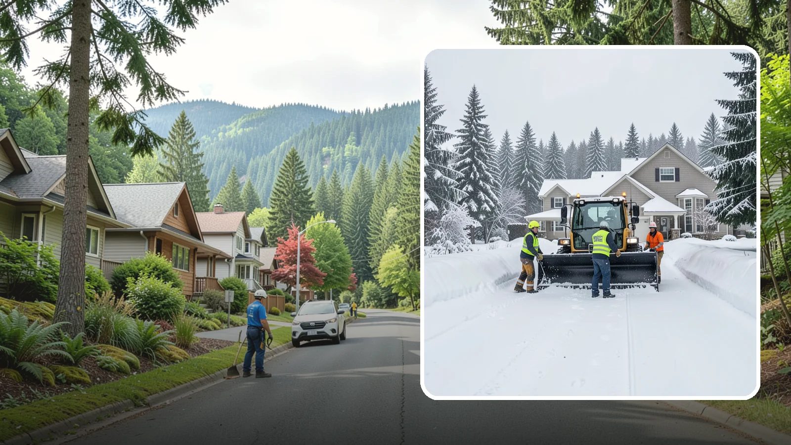 Acreage Snow Removal in Darrington, Snohomish County, WA - We clear driveways, ring roads, and equipment access across large-acreage Western Washington properties and hobby farms.