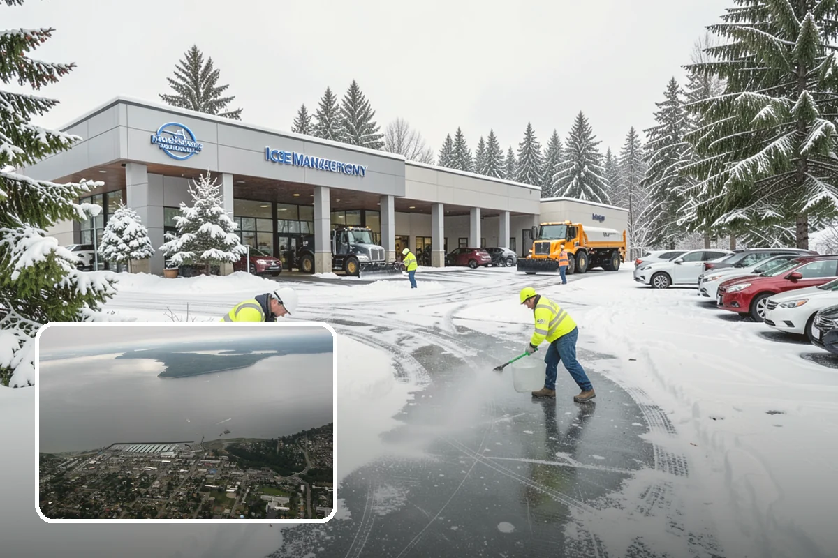 Acreage Snow Removal in Des Moines, King County, WA - Covers driveways, ring roads, and multiple structures